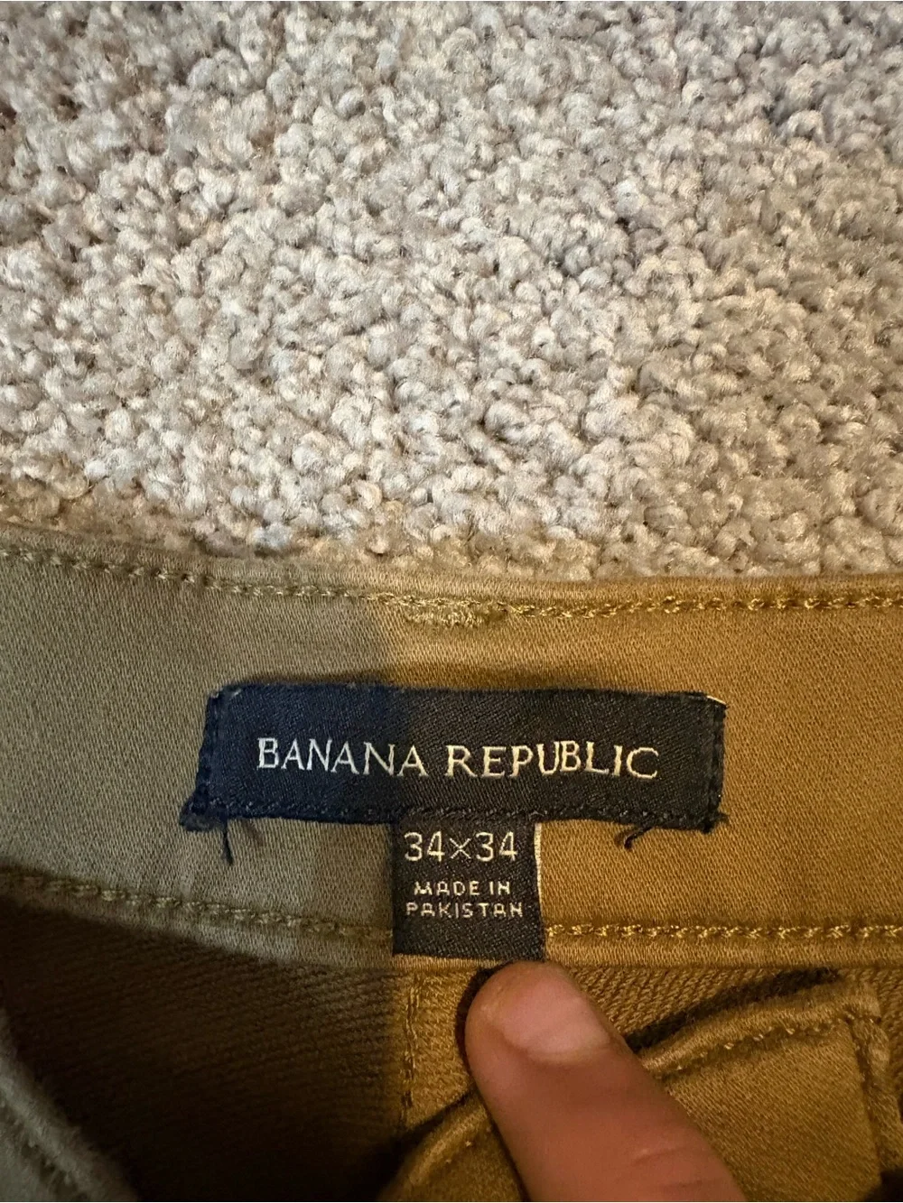Banana Republic Men's Khaki Chinos - Tan